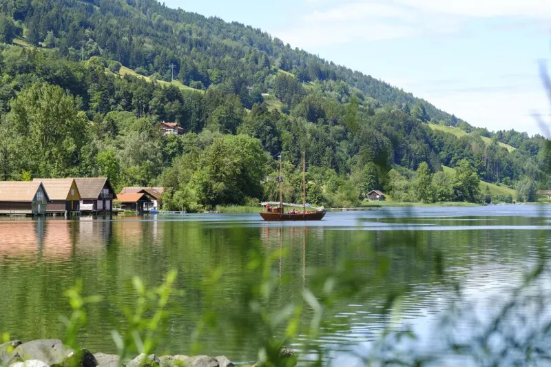 Fahrt mit der Santa Maria Loreto auf dem Großen Alpsee
