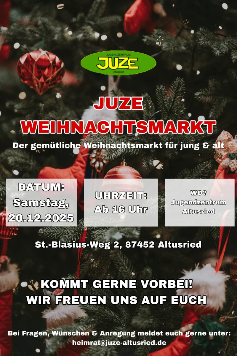 JUZE Weihnachtsmarkt in Altusried