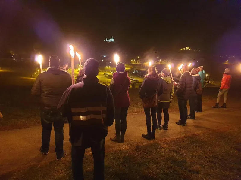 Fackelwanderung mit Dorfführung in Schwangau