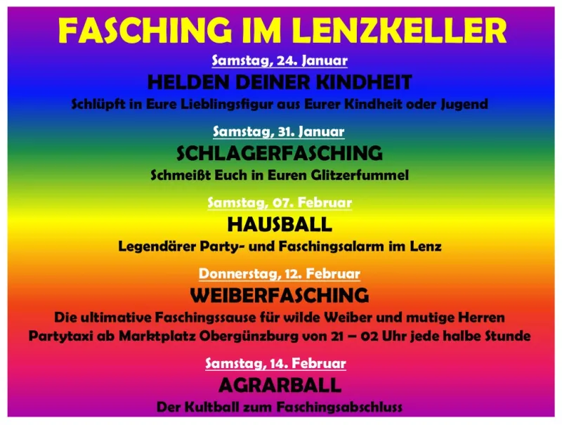 Agrarball im Lenzkeller Obergünzburg