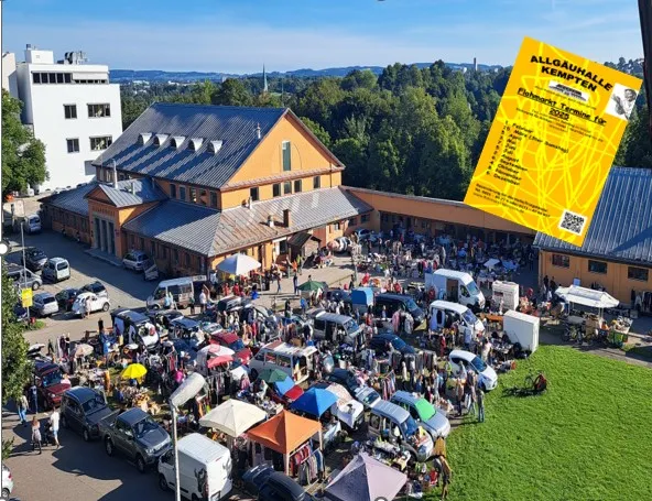 Flohmarkt Kempten in der Allgäuhalle – mit Geburtstagspr…