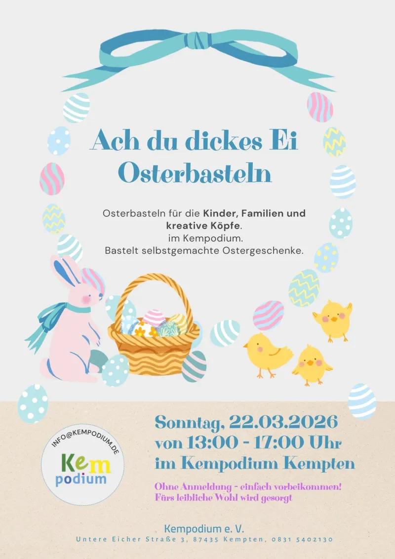 Osterbasteln im Kempodium Kempten