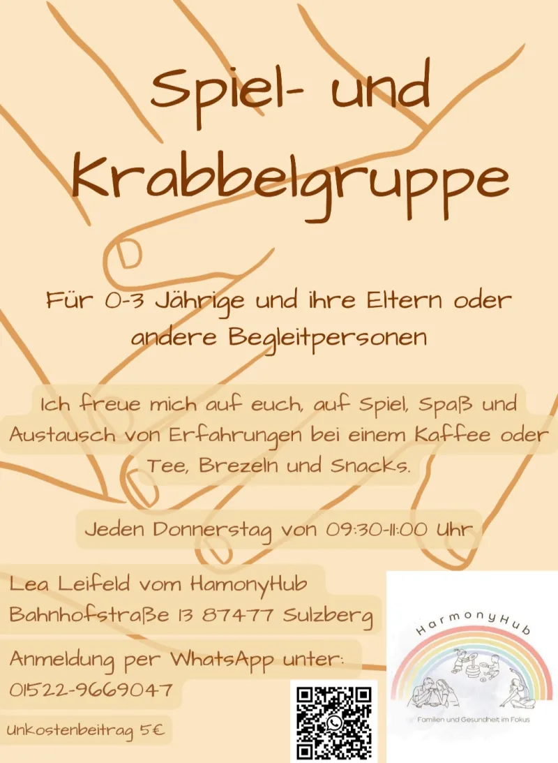 Spiel- und Krabbelgruppe im HarmonyHub Sulzberg