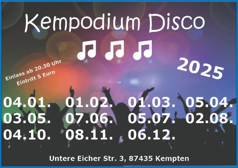Kempodium Disco – Tanz in den Monat