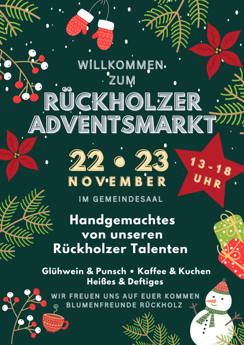 Rückholzer Adventsmarkt im Gemeindesaal