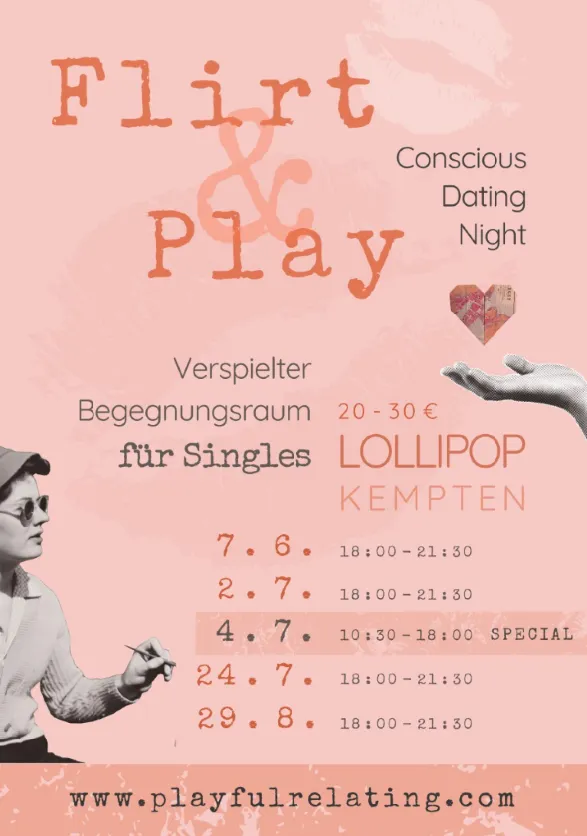 FLIRT & PLAY - Conscious Dating Night im Lollipop Kempten