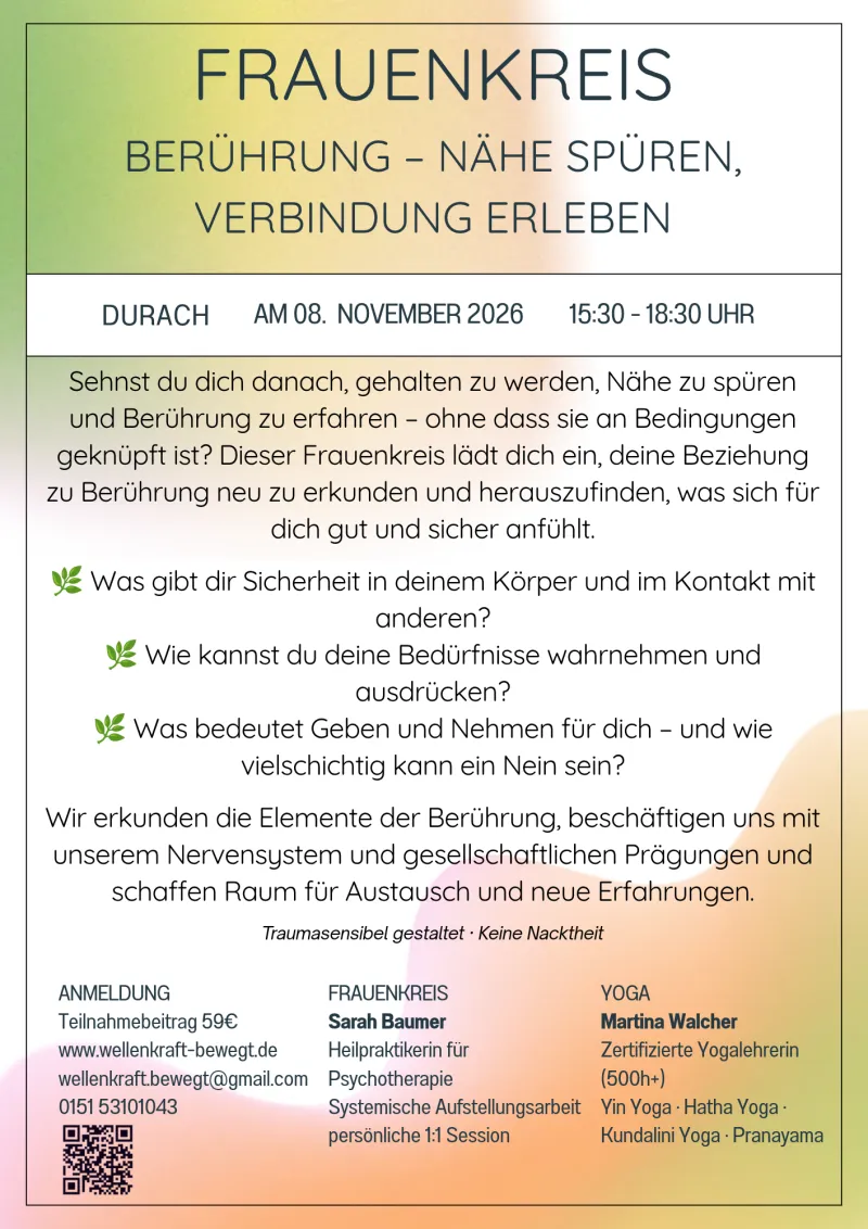 Frauenkreis – Herbstspecial im Yoga Raum Durach