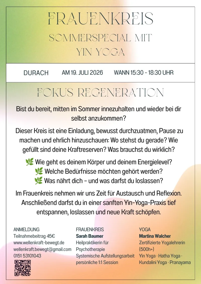 Frauenkreis mit Yin Yoga in Durach