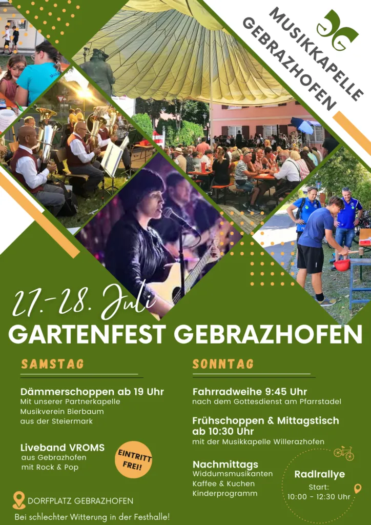 Gartenfest in Gebrazhofen