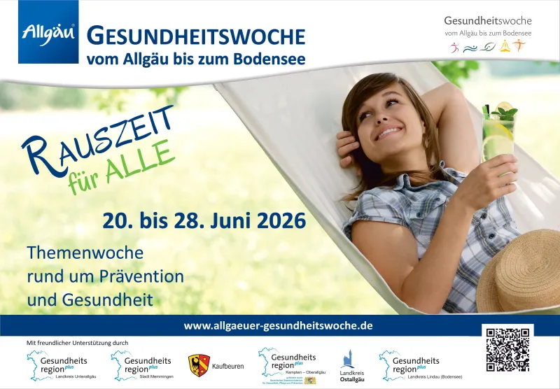 Gesundheitswoche vom Allgäu bis zum Bodensee