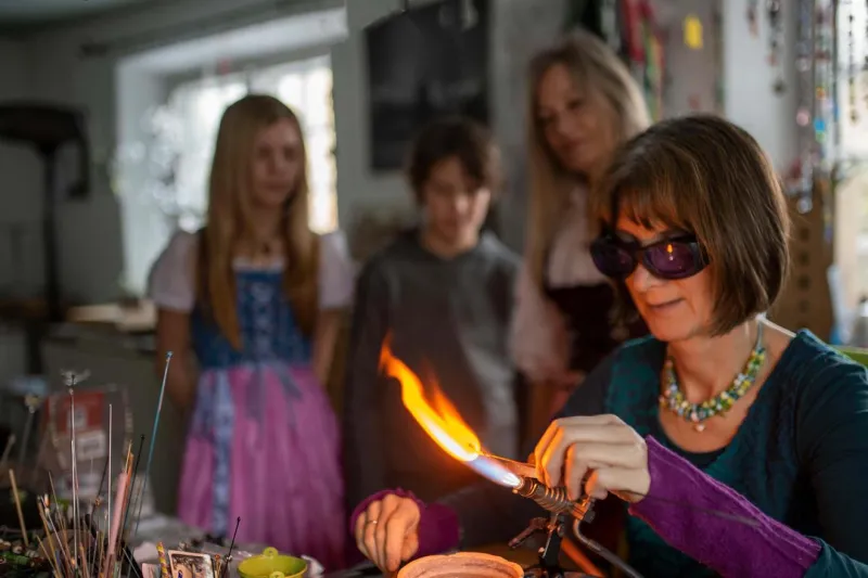 Glasstudio Schmidsfelden: Kugelblasen