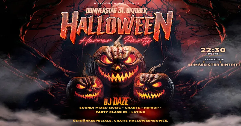 Halloween Party im Melodrom