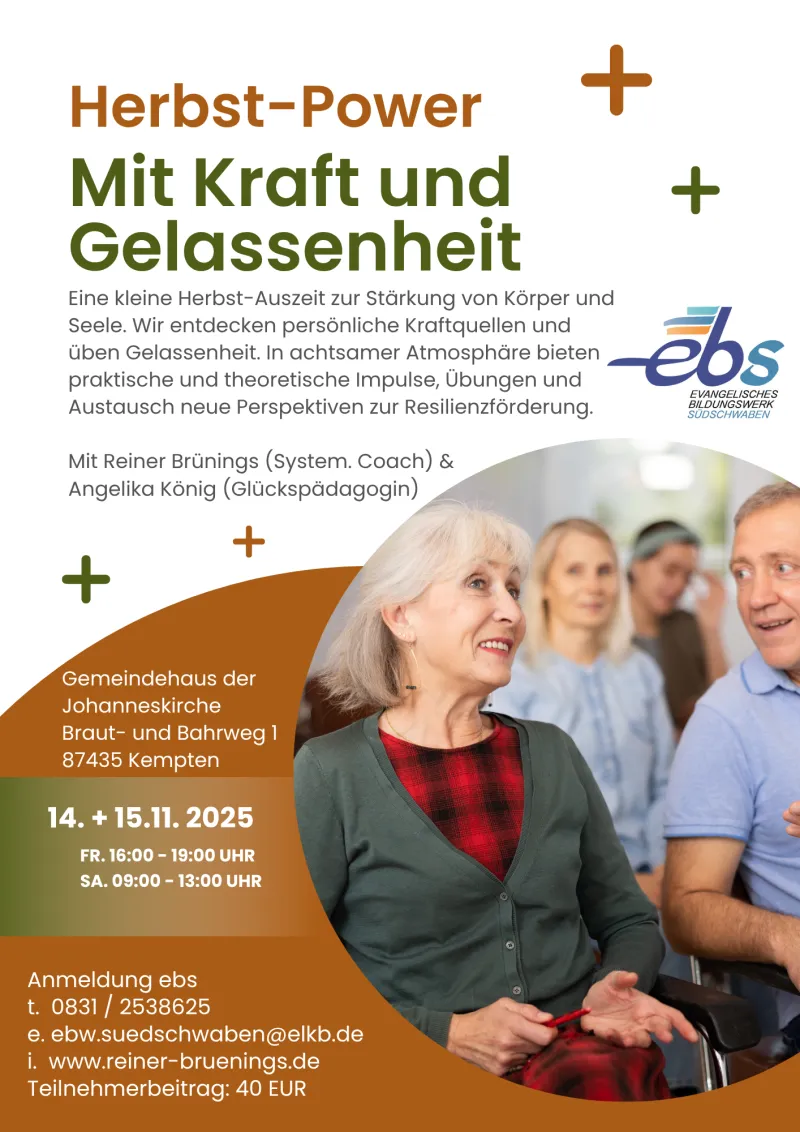 Herbst-Power - Mit Kraft und Gelassenheit in Kempten