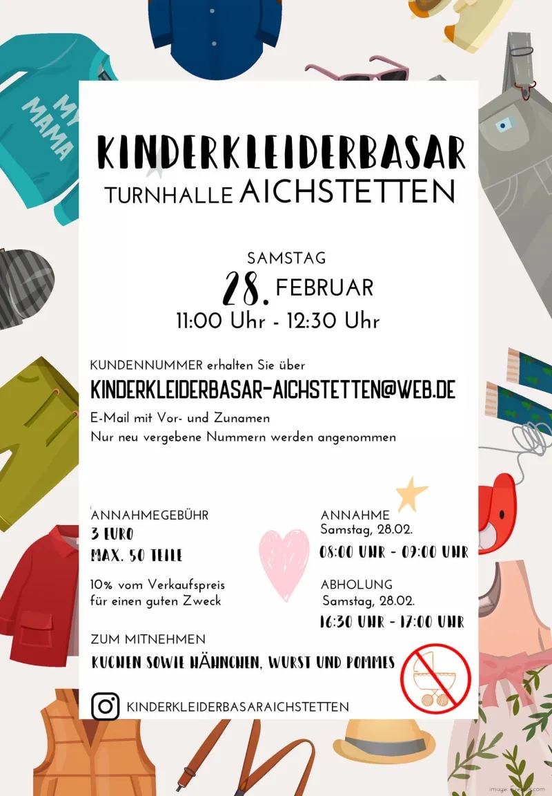 Baby- und Kinderkleiderbasar in Aichstetten
