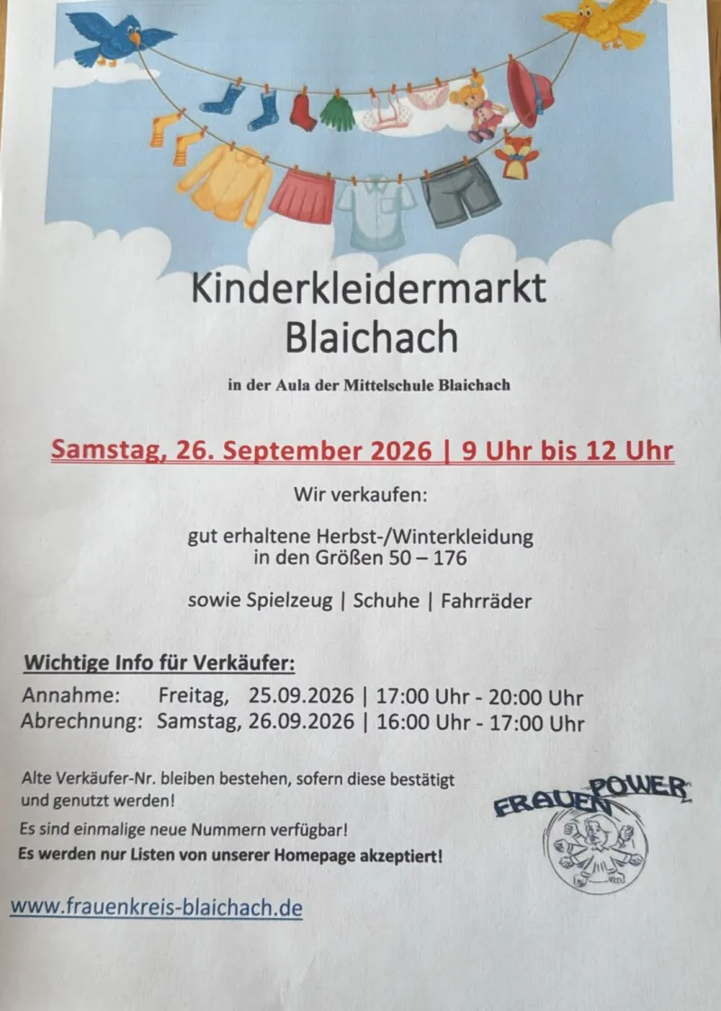 Kinderkleidermarkt Blaichach