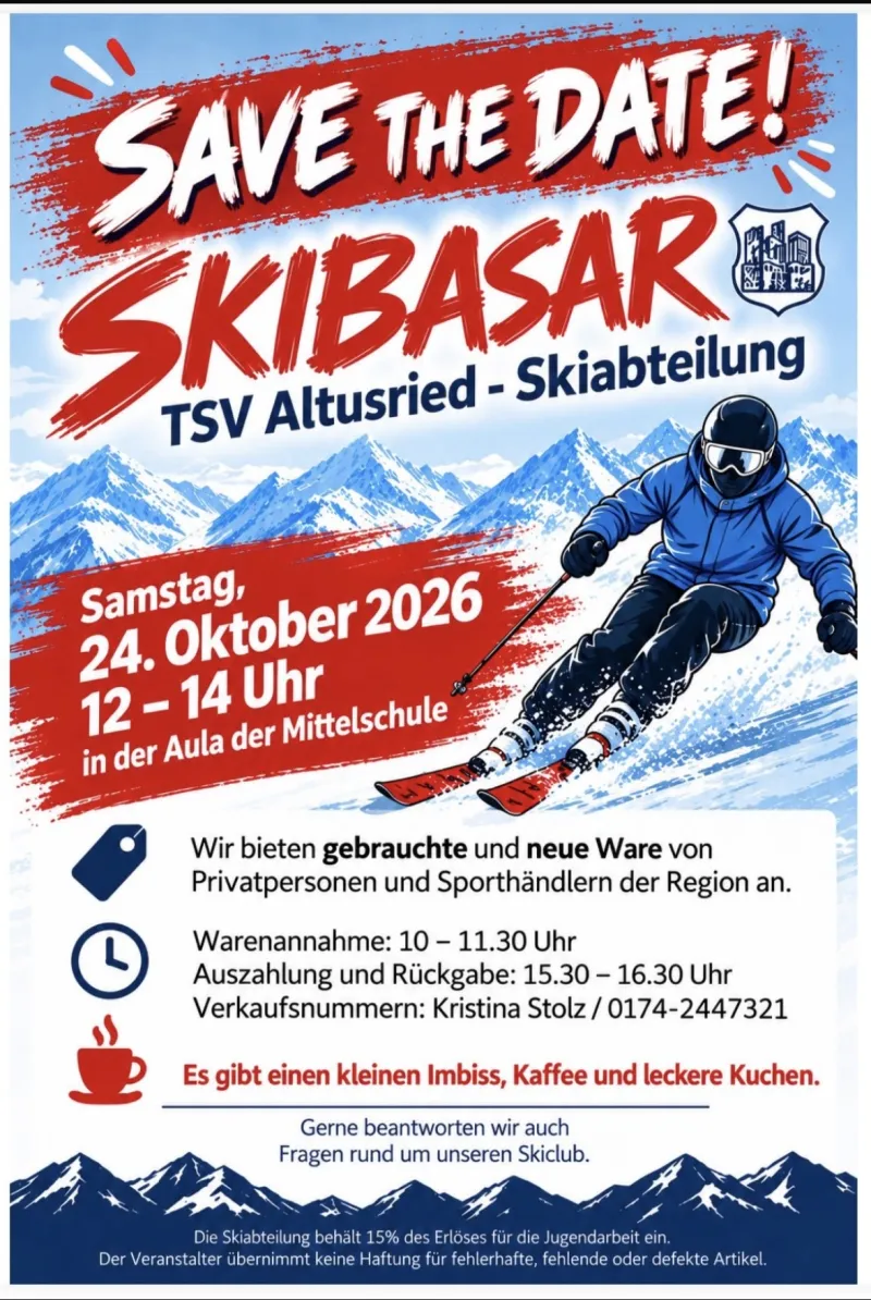 Skibasar des TSV Altusried in der Mittelschule