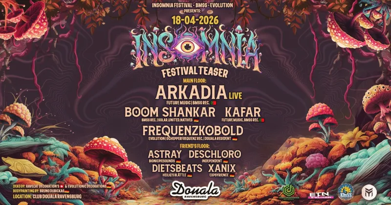 Insomnia Festival Teaser im Douala Ravensburg