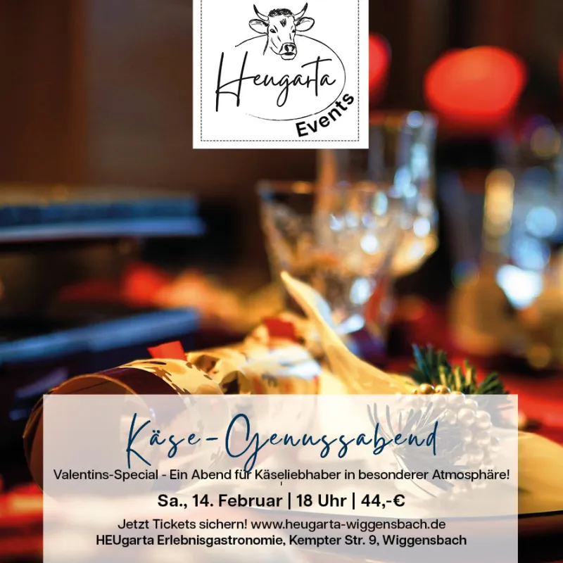 Käse-Genussabend im HEUgarta Wiggensbach