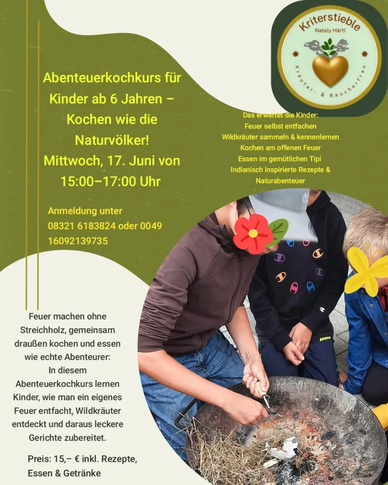 Abenteuerkochkurs für Kinder in Sonthofen