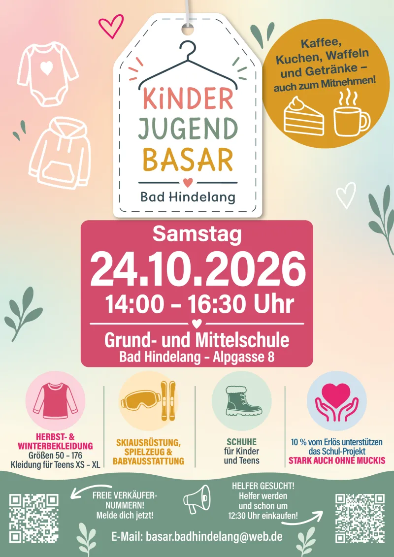 Kinder- und Jugendbasar in Bad Hindelang