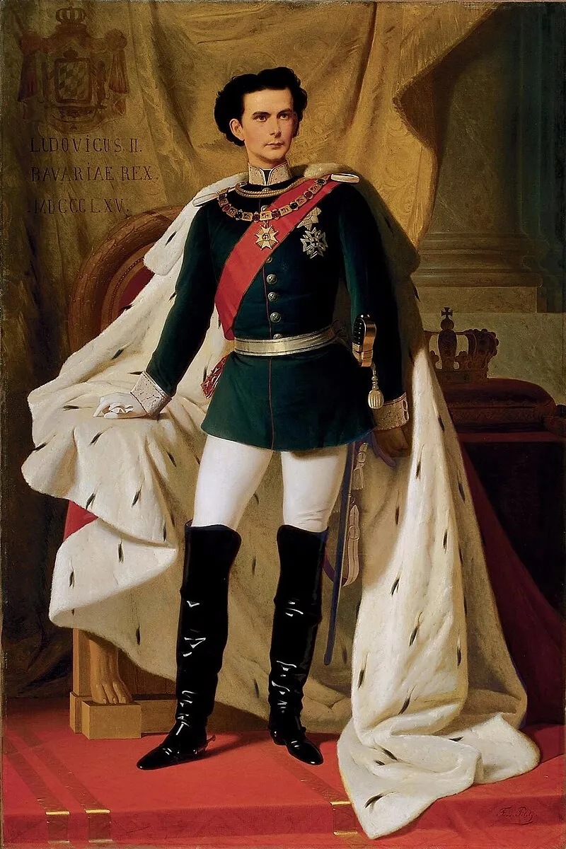 Feier des 179. Geburtstags von König Ludwig II. auf Linderhof und Herrenchiemsee