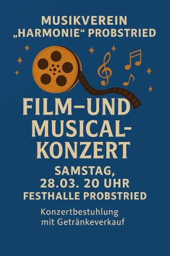 Film- und Musicalkonzert in der Festhalle Probstried