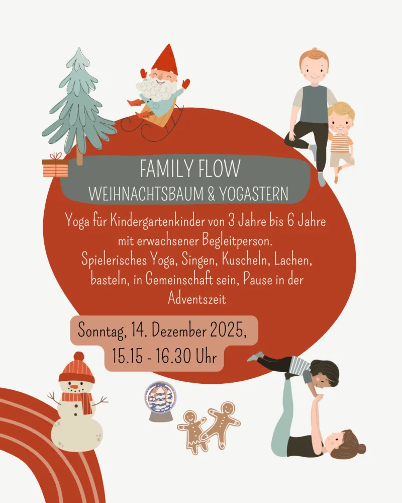Family Flow in Oberdorf – Weihnachtsbaum + Yogastern