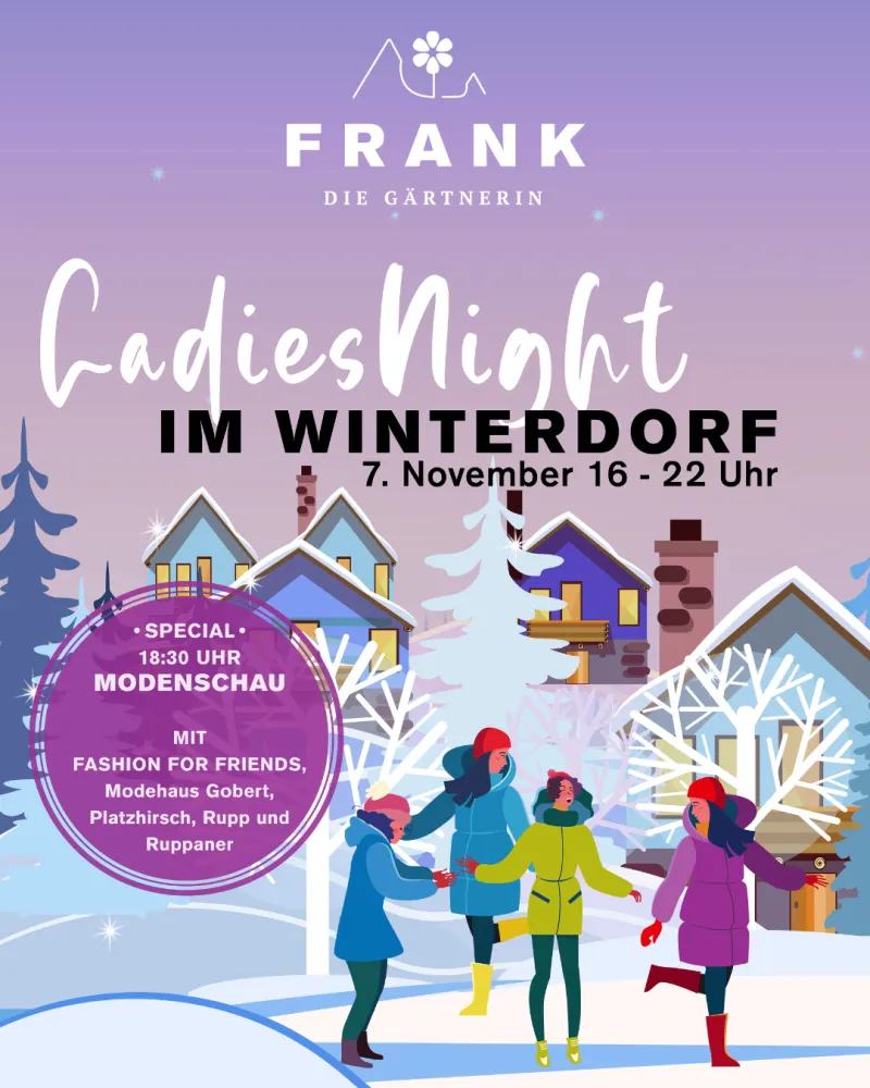 Ladies Night in der Gärtnerei Frank in Fischen