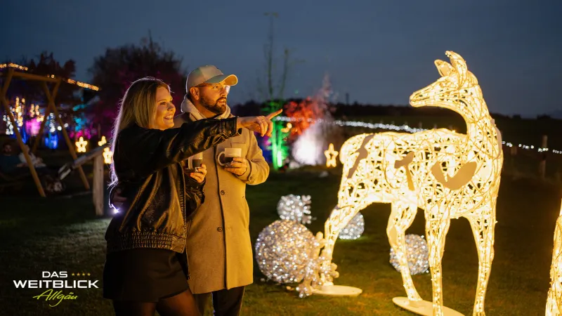 Lichterzauber im Das Weitblick Allgäu