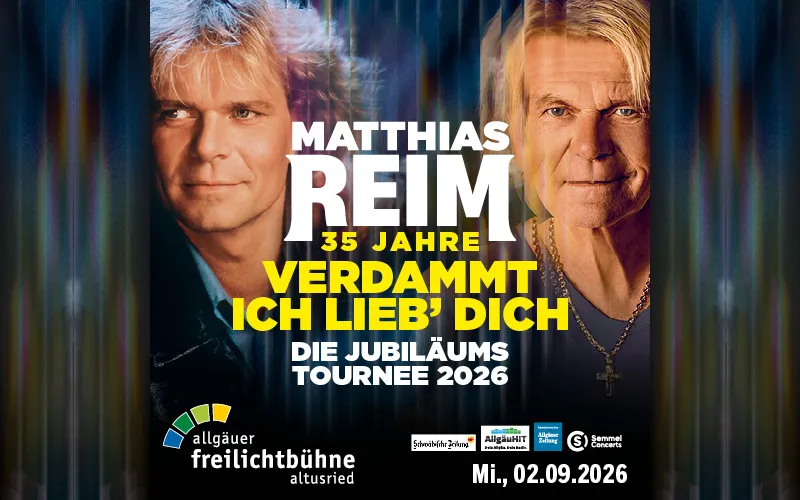Matthias Reim auf der Freilichtbühne Altusried