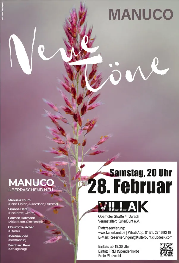 Manuco in der Villa K in Durach