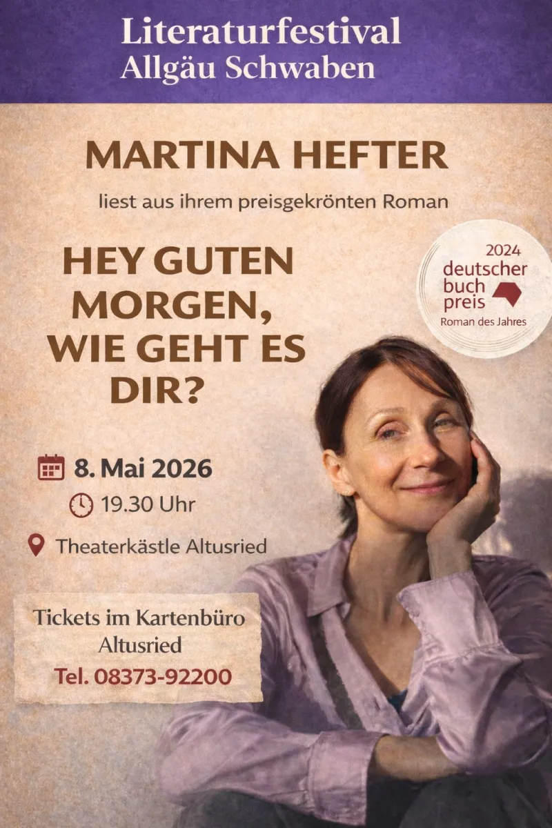 Martina Hefter im Theaterkästle Altusried