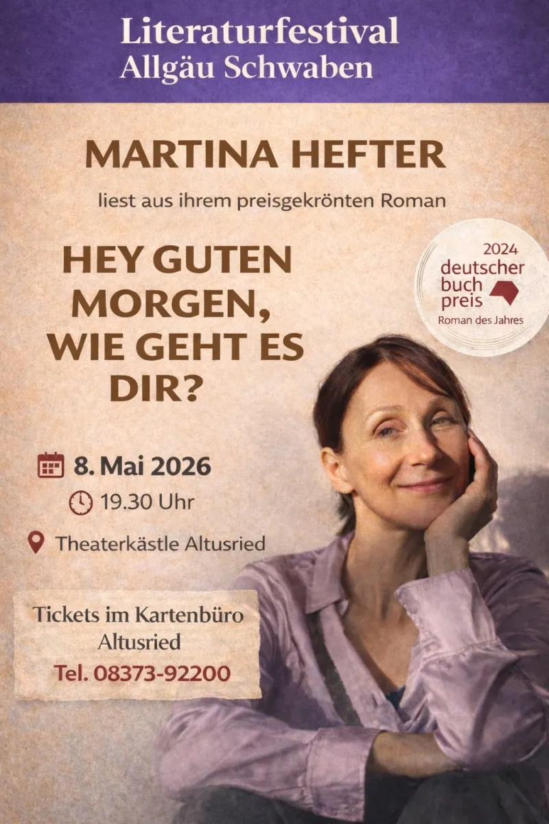 Literaturfestival Allgäu-Schwaben in Altusried
