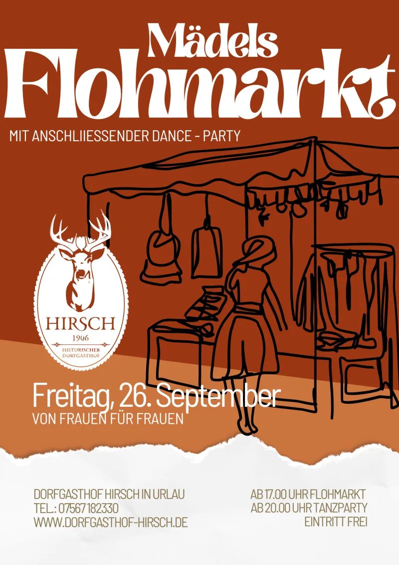 Mädelsflohmarkt & Cocktailnacht im Hirsch Urlau
