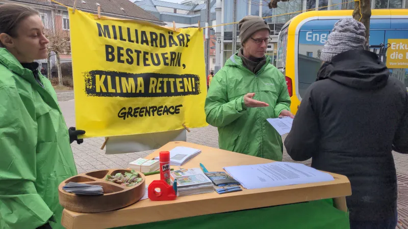 Schnupper-Treff mit der Greenpeace-Gruppe Kempten
