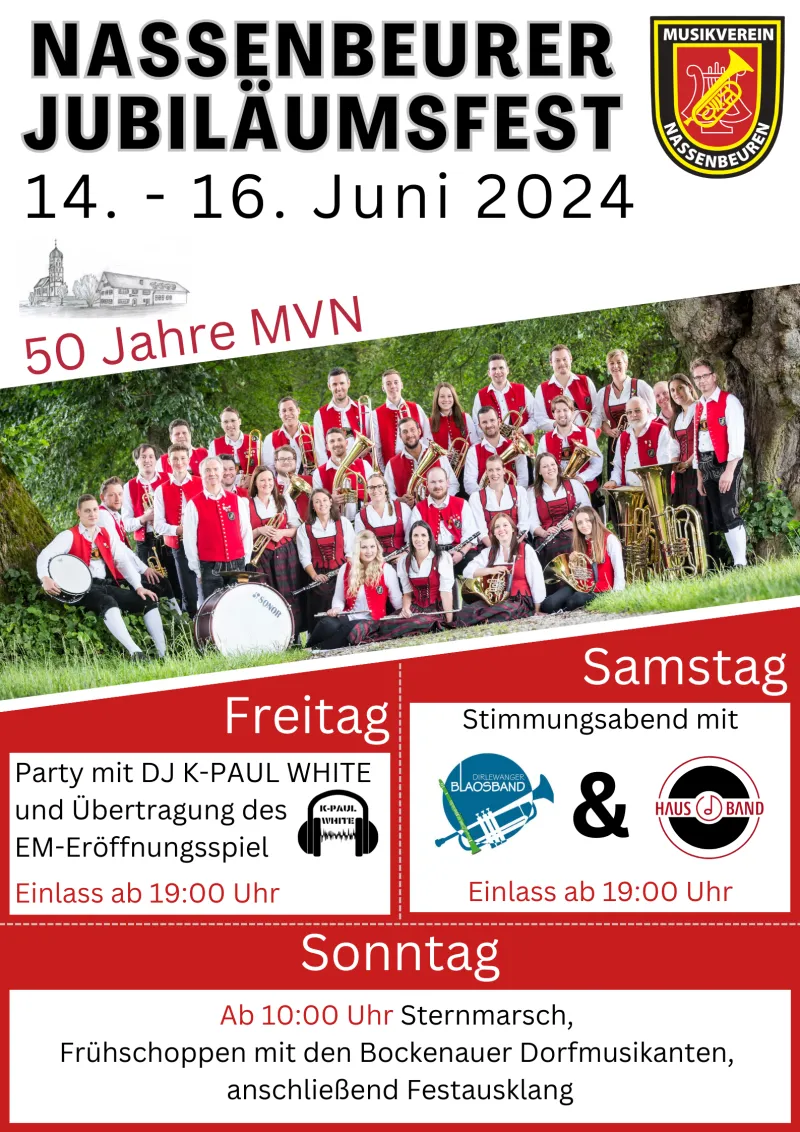 50 Jahre Musikverein Nassenbeuren