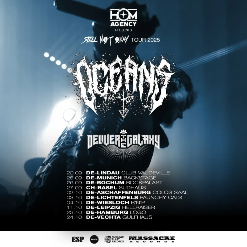 Oceans & Deliver The Galaxy im Club Vaudeville