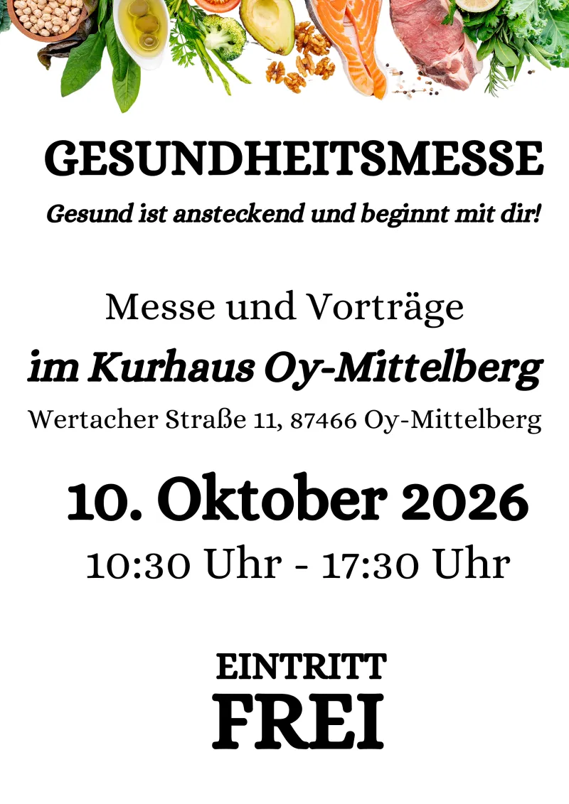 Gesundheitsmesse im Kurhaus Oy-Mittelberg