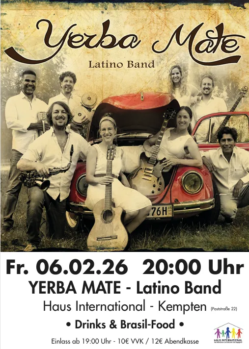 Latinonacht mit Yerba Mate im Haus International