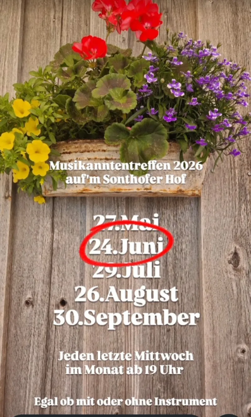 Musikantentreffen auf dem Sonthofer Hof