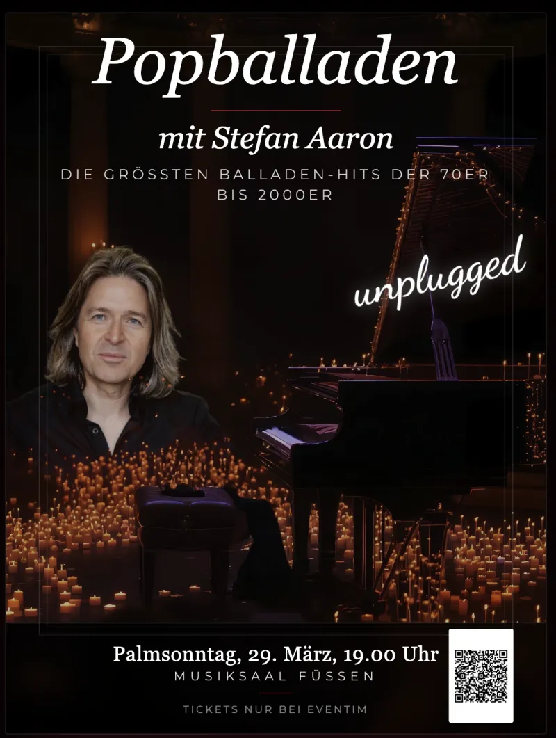 Popballaden Unplugged im Musiksaal Füssen