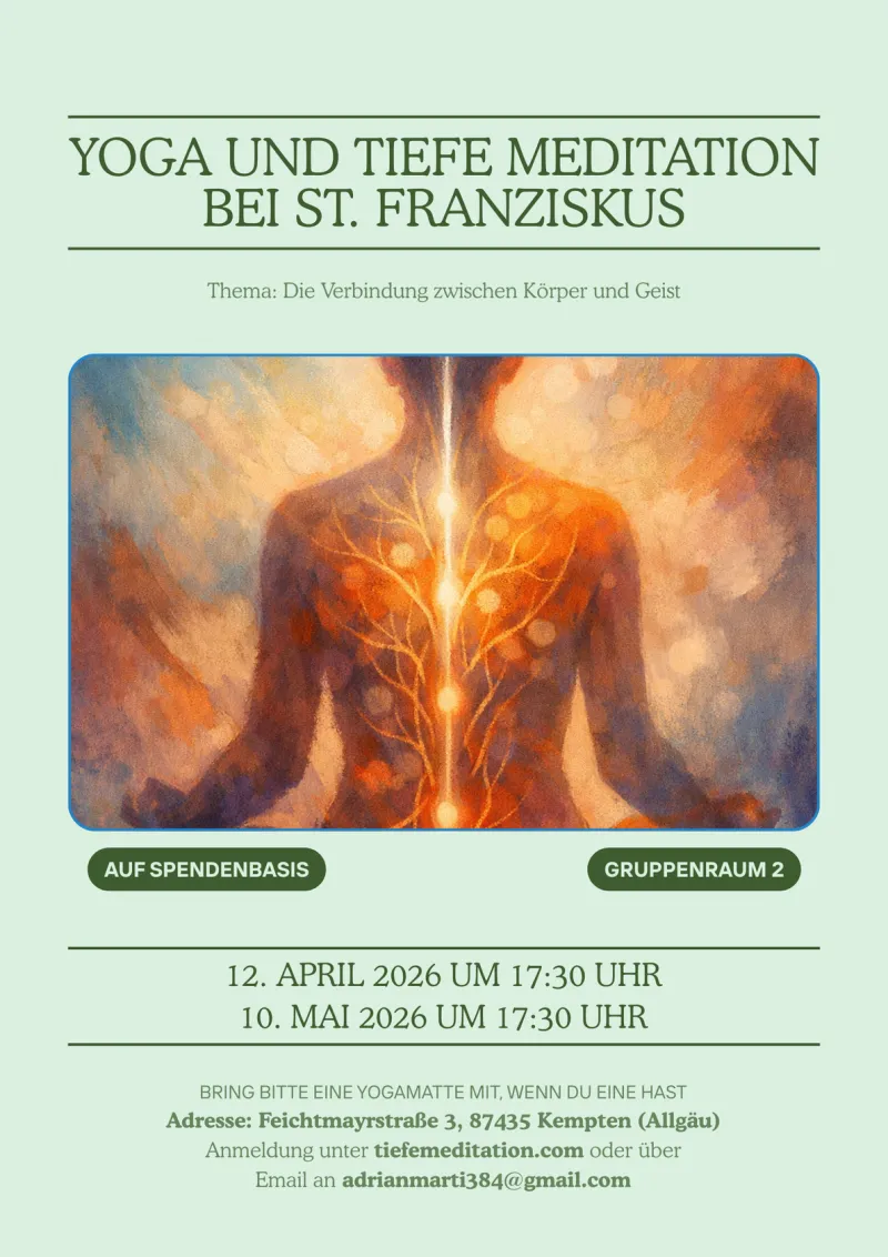 Yoga und Meditation bei St. Franziskus Kempten