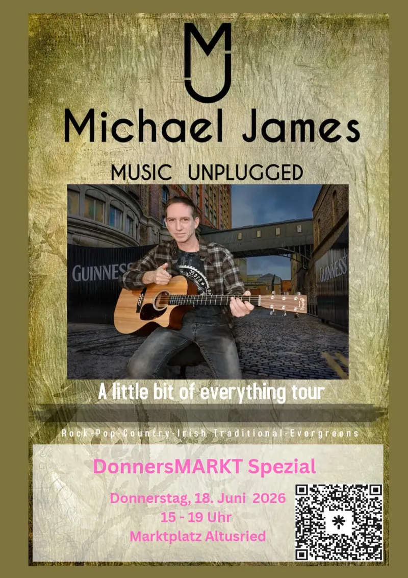 DonnersMARKT Spezial mit Michael James in Altusried
