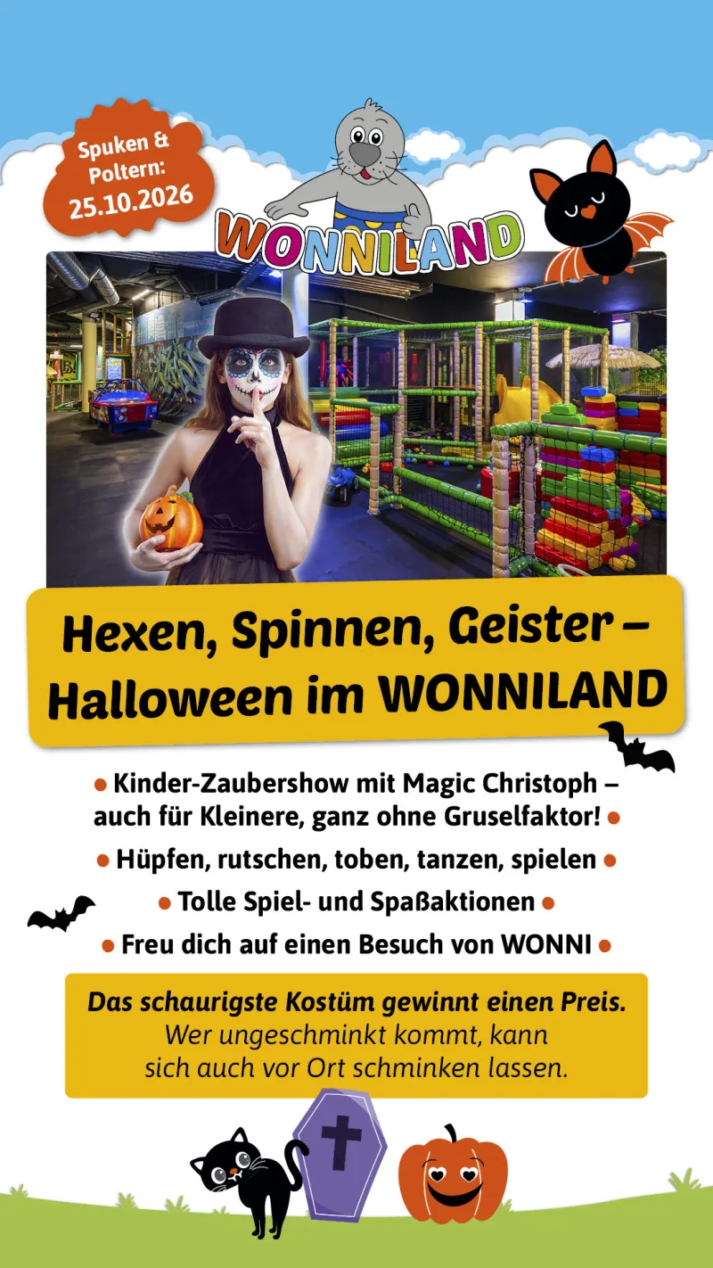 Halloween Party im WONNILAND Sonthofen