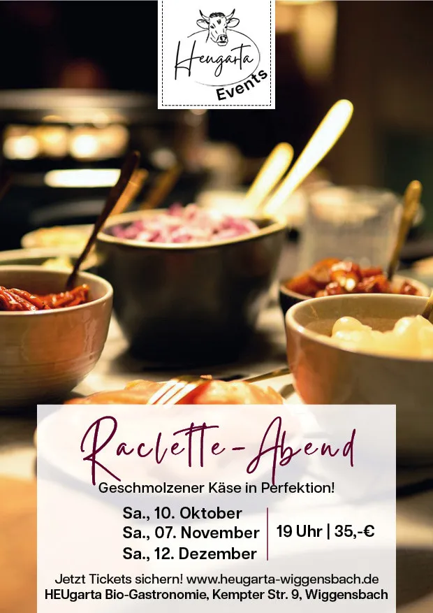Racletteabend im HEUgarta Wiggensbach