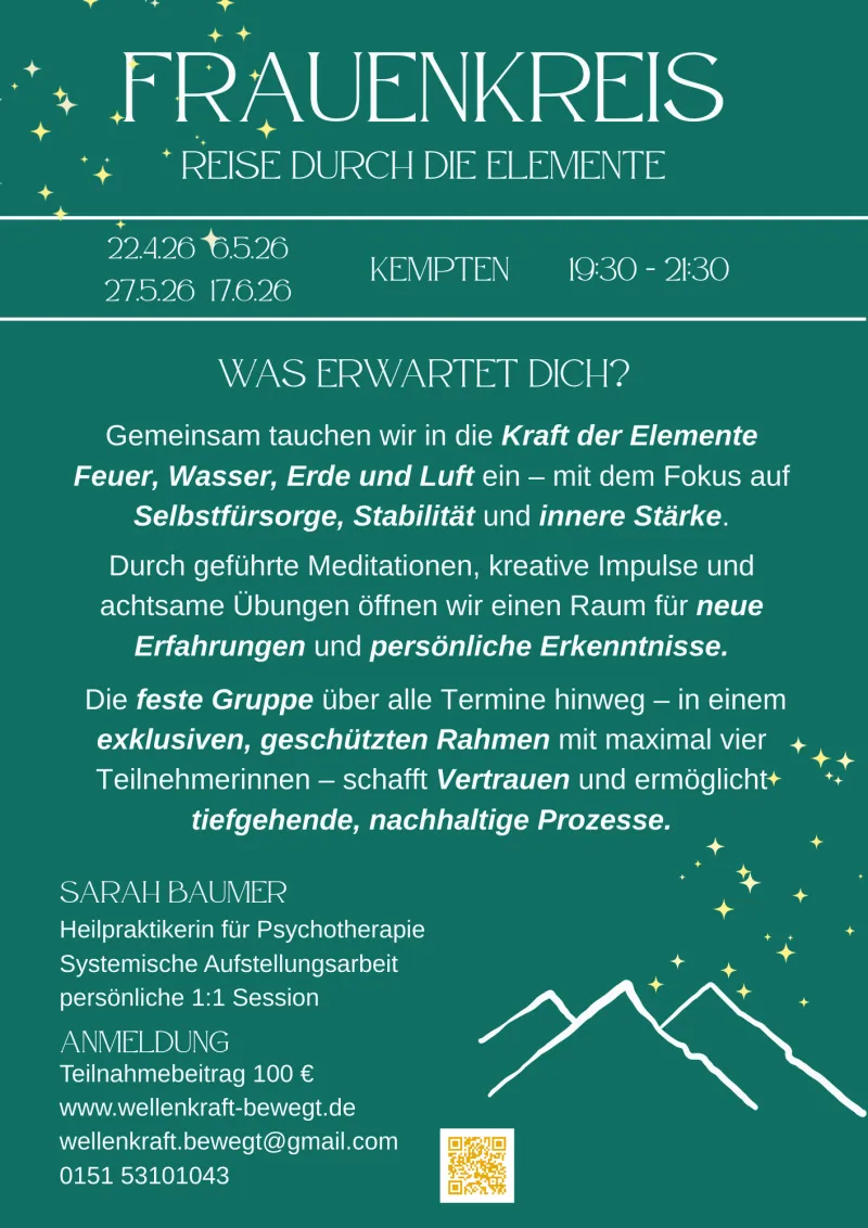 Frauenkreis in der Praxis Wellenkraft BEWEGT Kempten