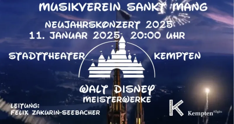 Neujahrskonzert des Musikvereins Sankt Mang im Stadtthea…