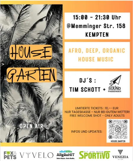 House Garten Open Air in Kempten