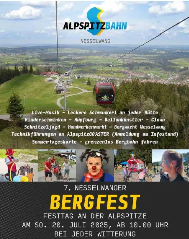 7. Nesselwanger Bergfest an der Alpspitzbahn
