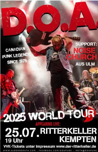 D.O.A. + Noise Church im Ritterkeller Kempten